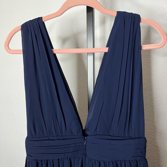 NWT Lulus Heavenly Hues Navy Blue Maxi Dress Size Medium - Picture 9 of 11